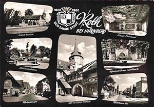 Postkarte Carte Postale 73968650 Roth Nuernberg Schloss Ratibor Prunksaal Staedtlerbrunnen Maennc...