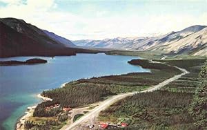 Postkarte Carte Postale 73966684 Muncho Lake Alaska USA Panorama