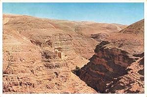 Bild des Verkufers fr Postkarte Carte Postale 73968762 Wadi el Kelt Israel Panorama with convent zum Verkauf von Versandhandel Boeger