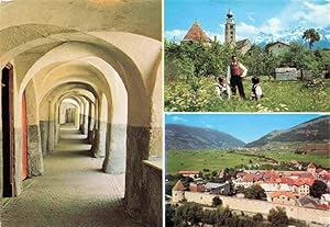 Postkarte Carte Postale 73969418 Glurns Glorenza Suedtirol IT Teilansichten Arkaden Trachten