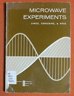 Seller image for Microwave Experiments (McGraw-Hill Technical Education Series) for sale by GuthrieBooks