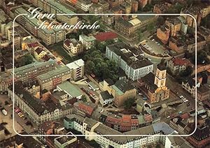 Postkarte Carte Postale 73966294 Gera Thueringen Salvatorkirche Fliegeraufnahme