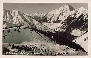 Bild des Verkufers fr Postkarte Carte Postale 73969680 Berwang Tirol AT Panorama Aufsteig zur Bleispitze Winterlandschaft Alpe zum Verkauf von Versandhandel Boeger