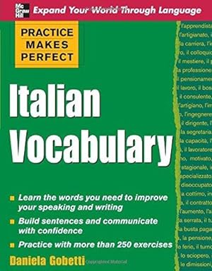 Seller image for Practice Makes Perfect: Italian Vocabulary (Practice Makes Perfect Series) for sale by WeBuyBooks