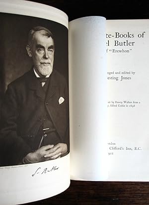 The Note-Books of Samuel Butler. Selections arranged and edited by Henry Festing Jones. With phot...