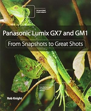 Bild des Verkufers fr Panasonic Lumix GX7 and GM1: From Snapshots to Great Shots zum Verkauf von WeBuyBooks