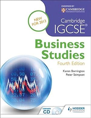 Imagen del vendedor de Cambridge IGCSE Business Studies 4th edition a la venta por WeBuyBooks 2