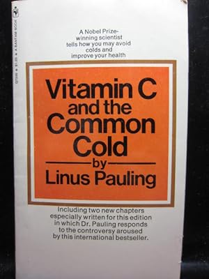 Imagen del vendedor de VITAMIN C AND THE COMMON COLD a la venta por The Book Abyss