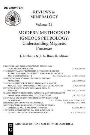 Bild des Verkufers fr Modern Methods of Igneous Petrology : Understanding Magmatic Processes zum Verkauf von GreatBookPricesUK