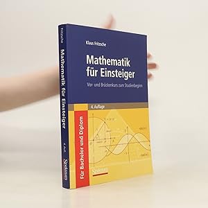 Bild des Verkufers fr Mathematik fu?r Einsteiger zum Verkauf von Bookbot