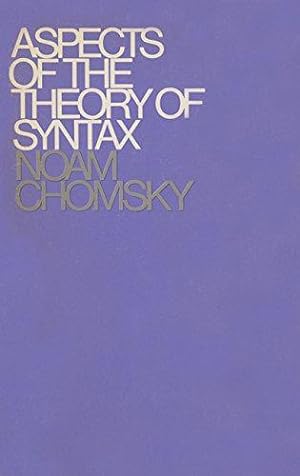 Bild des Verkufers fr Aspects of the Theory of Syntax (Paper) zum Verkauf von WeBuyBooks