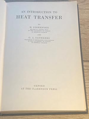 Seller image for An Introduction to Heat Transfer for sale by The Deva Bookshop