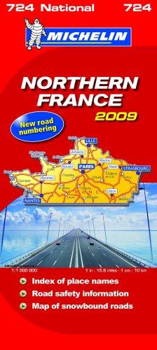 Seller image for Northern France 2009 (Michelin National Maps): No. 724 for sale by WeBuyBooks