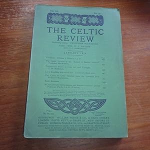 The Celtic Review, Published Quarterly - Volume IX No.35 as issued. Jan 1914