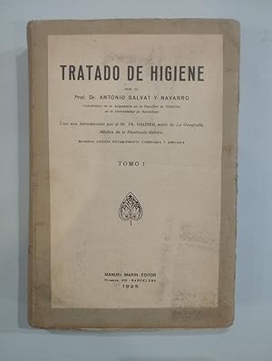 Immagine del venditore per Tratado de Higiene Tomo I venduto da Saturnlia Llibreria