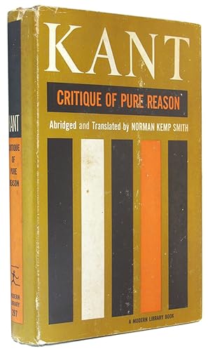 Imagen del vendedor de Critique of Pure Reason. a la venta por The Bookworm