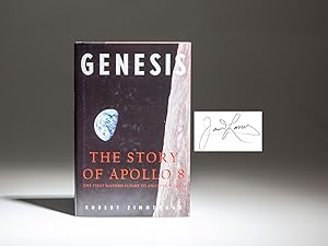 Bild des Verkufers fr Genesis; The Story of Apollo 8: The First Manned Flight to Another World zum Verkauf von The First Edition Rare Books, LLC