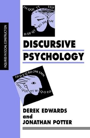 Immagine del venditore per Discursive Psychology (Inquiries in Social Construction series) venduto da WeBuyBooks