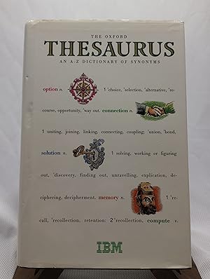 Imagen del vendedor de The Oxford Thesaurus - A - Z Dictionary Of Synonyms IBM Special Edition a la venta por Hunter's Bookstore