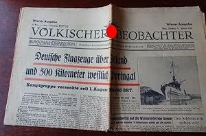 Völkischer Beobachter. Wiener Ausgabe. Nr. 42. 11. Februar 1941. Schlagzeile: Deutsche Flugzeuge ...