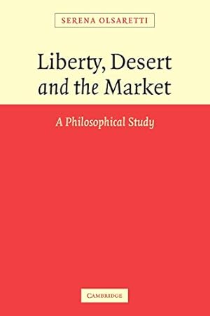Immagine del venditore per Liberty, Desert and the Market: A Philosophical Study venduto da WeBuyBooks