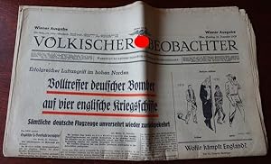 Völkischer Beobachter. Wiener Ausgabe. Nr. 330. 27. November 1939. Schlagzeile: Volltreffer deuts...