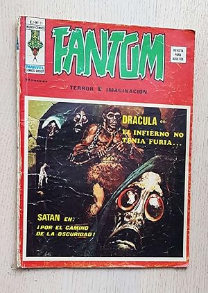 FANTOM. Terror e imaginación. V.2. Nº 21 (ed. Vértice, Marvel comics)