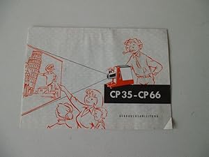 Gebrauchsanweisung Agfa Kleinbildprojektor CP 35-CP66