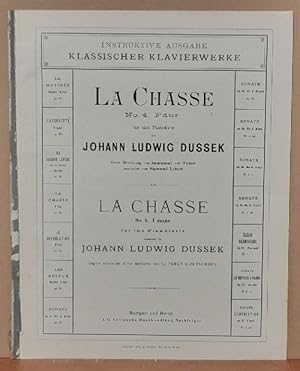 Bild des Verkufers fr No. 4 La Chasse F dur fr das Pianoforte / F major for the Pianoforte zum Verkauf von ANTIQUARIAT H. EPPLER