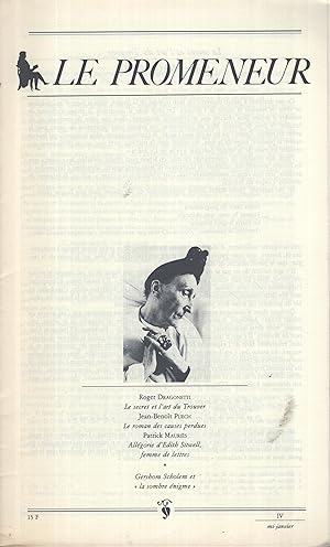 Seller image for Le Promeneur - IV - mi-janvier 1981 for sale by Librairie Lalibela