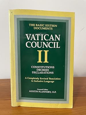 Imagen del vendedor de Vatican Council II : Constitutions Decrees Declarations a la venta por Matthew's Books