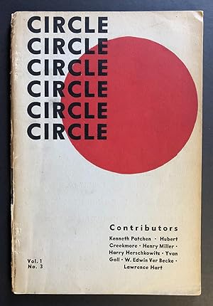 Imagen del vendedor de Circle 3 (Volume 1, Number 3; 1944) a la venta por Philip Smith, Bookseller