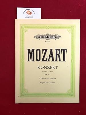 Bild des Verkufers fr Konzert fr zwei Klaviere und Orchester KV 365. ES-DUR. Hrsg. von Adolf Ruthardt. ( Nr.9258) zum Verkauf von Chiemgauer Internet Antiquariat GbR