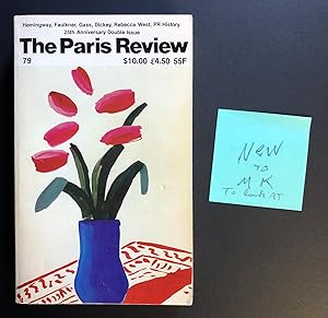 Imagen del vendedor de The Paris Review 79 (1981) - 25th Anniversary Double Issue - with cover note to Mike Kitay from contributor Thom Gunn a la venta por Philip Smith, Bookseller