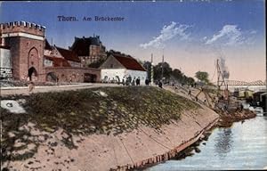 Ansichtskarte / Postkarte Thorn Westpreußen, Brückentor