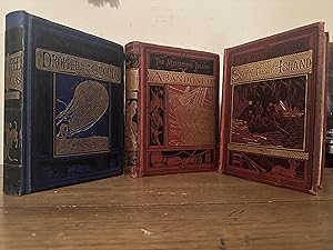 Imagen del vendedor de The Mysterious Island Trilogy UK First Editions (Dropped, Abandoned, Secret) a la venta por JayLin Books