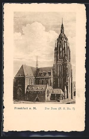 Ansichtskarte Frankfurt a. M., Ansicht des Doms