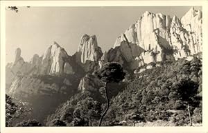 Foto Ansichtskarte / Postkarte Montserrat Katalonien, Landschaftsmotiv, Felsgipfel