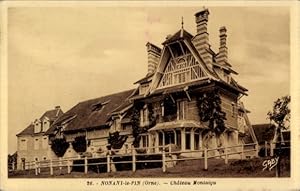 Ansichtskarte / Postkarte Nonant le Pin Orne, Schloss Montaigu