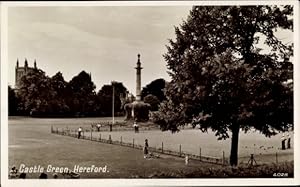 Ansichtskarte / Postkarte Hereford West Midlands England, Castle Green