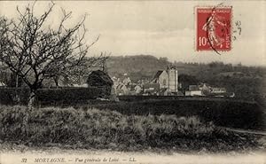 Ansichtskarte / Postkarte Mortagne au Perche Orne, Gesamtansicht von Loisé aus