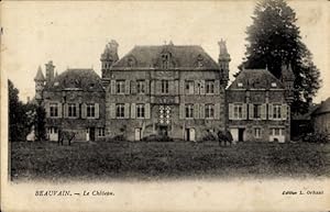 Ansichtskarte / Postkarte Beauvain Orne, Schloss