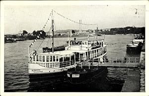 Ansichtskarte / Postkarte Bootdienst Westerbouwing Arnheim v.v., Dampfer Koningin Wilhelmina