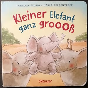 Bild des Verkufers fr Kleiner Elefant ganz grooo zum Verkauf von Klaus Kreitling