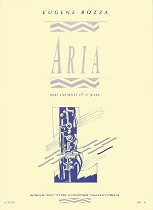Seller image for Aria pour clarinette et piano for sale by AHA-BUCH GmbH