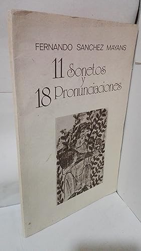 Imagen del vendedor de 11 SONETOS 18 PRONUNCIACIONES a la venta por LIBRERIA  SANZ