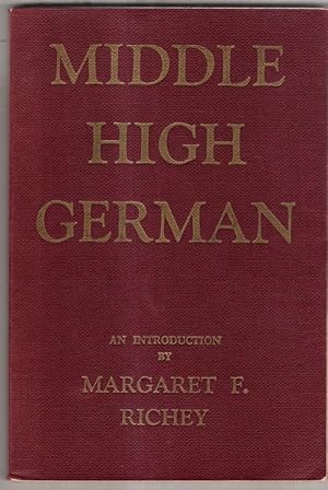 Imagen del vendedor de Middle High German: An Introduction a la venta por High Street Books