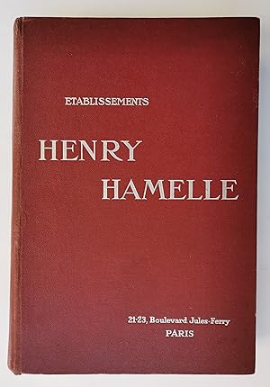 Catalogue 32 des Éts HENRY HARMELLE, Paris 1933 - libellé au nom de la Sté des Cycles Peugeot Val...