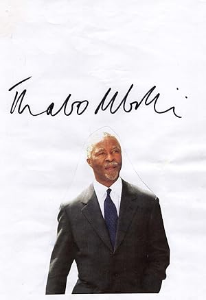 Seller image for Thabo Mbeki Autograph | signed cards / album pages for sale by Markus Brandes Autographs GmbH