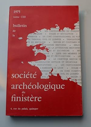 Bulletin de la société archéologique du Finistère - 1975 - Tome CIII